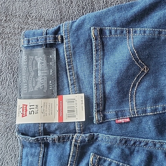 Levi's  511 Performance Slim Jeans Boys Size 10 25 x 26 - Picture 3 of 6